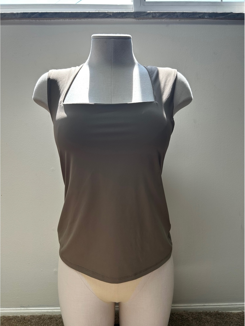 H&M Taupe Sleeveless Top